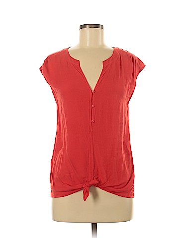 Ann Taylor Factory Short Sleeve Blouse (view 1)