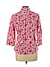 Lands' End 100% Cotton Pink 3/4 Sleeve Button-Down Shirt Size 12 (petite) - photo 2
