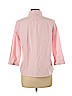 L.L.Bean 100% Cotton Pink 3/4 Sleeve Button-Down Shirt Size L (petite) - photo 2