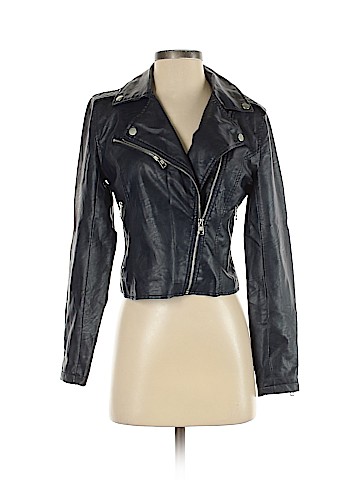 metaphor Faux Leather Jacket (view 1)