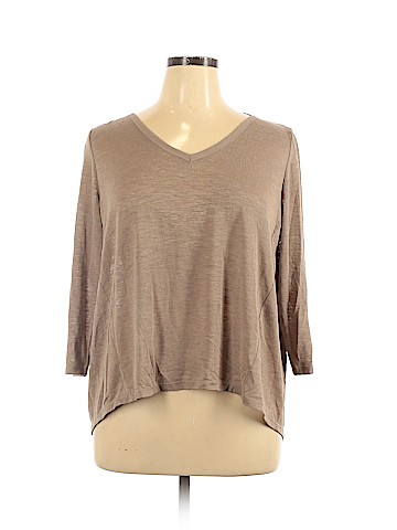 LC Lauren Conrad 3/4 Sleeve Blouse (view 1)
