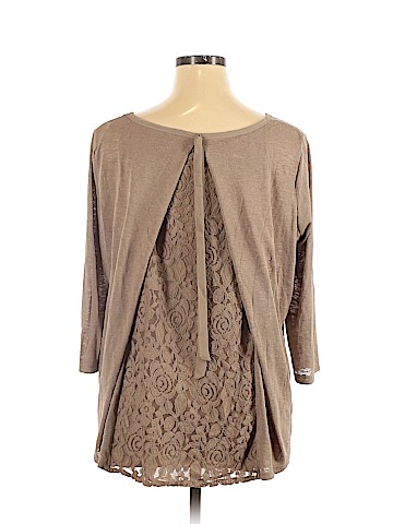 LC Lauren Conrad 3/4 Sleeve Blouse (view 2)