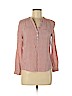 Ann Taylor LOFT 100% Rayon Pink Long Sleeve Blouse Size M (petite) - photo 1