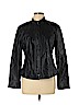 Bernardo 100% Polyurethane Black Faux Leather Jacket Size L - photo 1