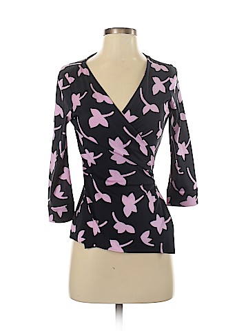 Diane von Furstenberg 3/4 Sleeve Silk Top (view 1)