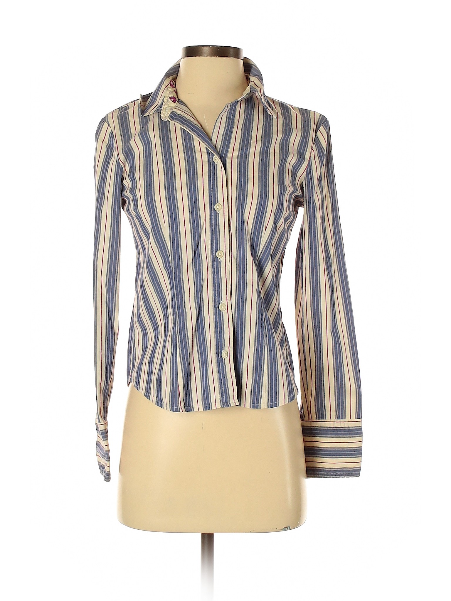Old Navy Women Blue Long Sleeve Button-Down Shirt S | eBay