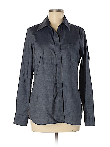 PaperWhite Long Sleeve Button-Down Shirt (view 1)