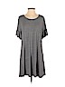 Mossimo Supply Co. Gray Casual Dress Size L - photo 1