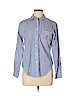 Lauren by Ralph Lauren 100% Cotton Blue Long Sleeve Button-Down Shirt Size 6 (petite) - photo 1