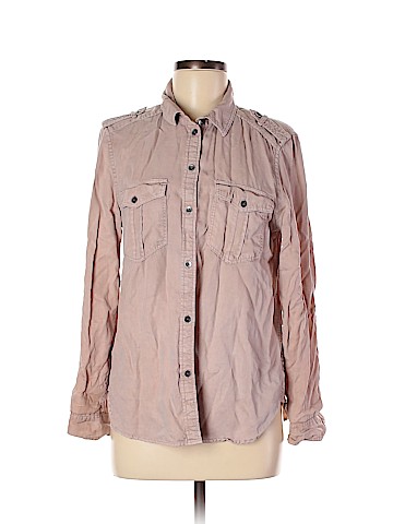 American Eagle Outfitters Long Sleeve Button-Down Shirt (view 1)
