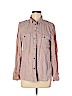 American Eagle Outfitters 100% Lyocell Tan Long Sleeve Button-Down Shirt Size M - photo 1