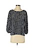 J.Crew 100% Silk Blue 3/4 Sleeve Silk Top Size 4 (petite) - photo 1