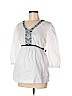 Motherhood White 3/4 Sleeve Blouse Size M - photo 1