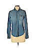 BDG 100% Cotton Blue Long Sleeve Button-Down Shirt Size S (petite) - photo 1