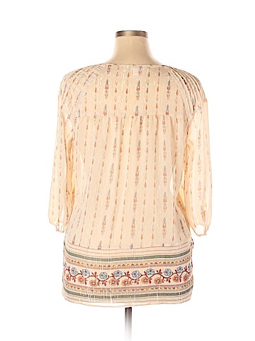 LC Lauren Conrad 3/4 Sleeve Blouse (view 2)