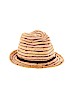 Assorted Brands Stripes Tan Fedora One size - photo 1