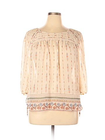 LC Lauren Conrad 3/4 Sleeve Blouse (view 1)