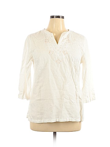 JM Collection 3/4 Sleeve Blouse (view 1)