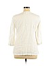 JM Collection Ivory 3/4 Sleeve Blouse Size 14 - photo 2