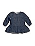 Baby Gap 100% Cotton Solid Blue Dress Size 12-18 mo - photo 1