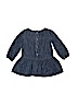 Baby Gap 100% Cotton Solid Blue Dress Size 12-18 mo - photo 2