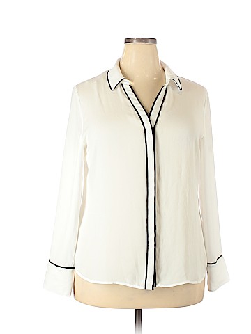 Worthington Long Sleeve Blouse (view 1)