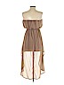 Toska 100% Polyester Tan Casual Dress Size S (petite) - photo 2