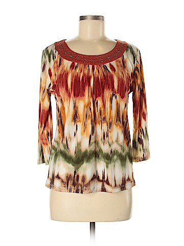 Alfred Dunner 3/4 Sleeve Top (view 1)