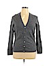 Pure Collection 100% Cashmere Gray Cashmere Cardigan Size 14 - 16 - photo 1