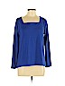 Ann Taylor LOFT Blue Long Sleeve Top Size M (petite) - photo 1