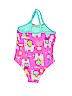 Breaking Waves Print Pink One Piece Swimsuit Size 2T - photo 2