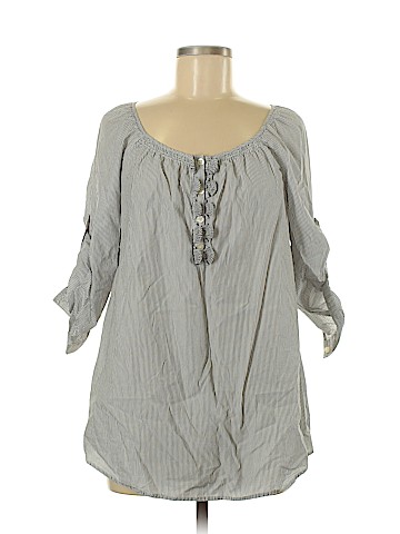 Ann Taylor LOFT 3/4 Sleeve Blouse (view 1)