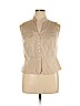 Bay Studio 100% Silk Tan Sleeveless Silk Top Size L (petite) - photo 1