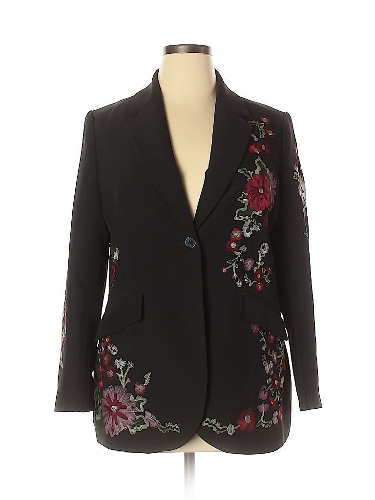 DG^2 by Diane Gilman Black Blazer Size L - photo 1