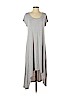 H By Halston Gray Casual Dress Size S (petite) - photo 1