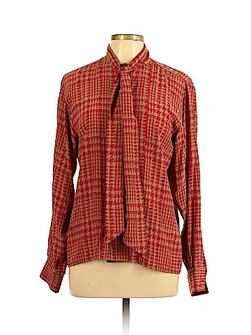 Gucci Long Sleeve Silk Top (view 1)