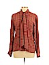 Gucci 100% Silk Red Long Sleeve Silk Top Size EU (IT) 46 / US 10 - photo 1