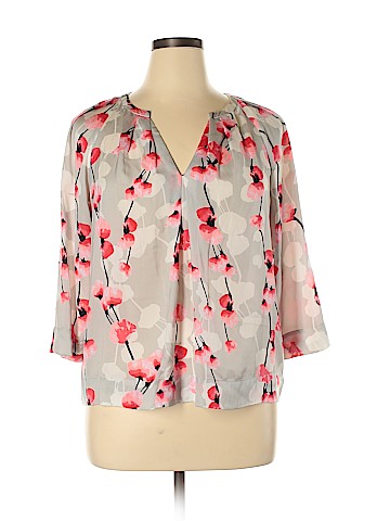 DKNYC 3/4 Sleeve Blouse (view 1)