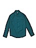 Chaps Print Teal Long Sleeve Button-Down Shirt Size M (youth) - photo 1