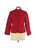 Coldwater Creek 100% Cotton Red Jacket Size 12 (petite) - photo 1