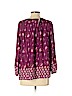 Lucky Brand 100% Viscose Purple 3/4 Sleeve Blouse Size S - photo 2