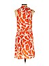 Ann Taylor LOFT 100% Silk Orange Casual Dress Size 4 (petite) - photo 2
