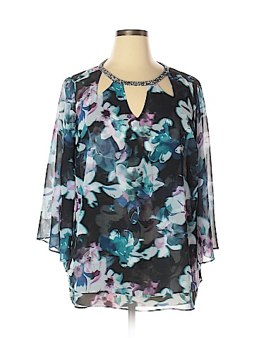 Jennifer Lopez 3/4 Sleeve Blouse (view 1)