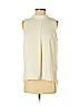 Ann Taylor 100% Polyester Ivory Sleeveless Blouse Size M - photo 1