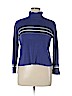 Crazy Horse by Liz Claiborne 100% Cotton Purple Turtleneck Sweater Size XL - photo 1