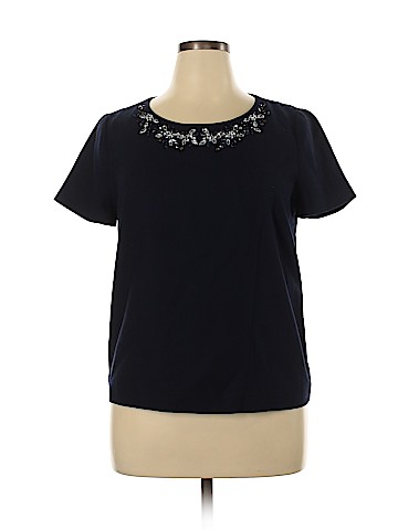 J. Crew Factory Store Short Sleeve Blouse (view 1)