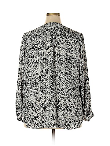 Sharagano Long Sleeve Blouse (view 2)