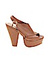 Brash Brown Heels Size 6 1/2 - photo 1