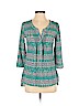 Plenty By Tracy Reese Green 3/4 Sleeve Blouse Size XS - photo 1