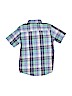 Wrangler Jeans Co Plaid Blue Short Sleeve Button-Down Shirt Size 10 - 12 - photo 2